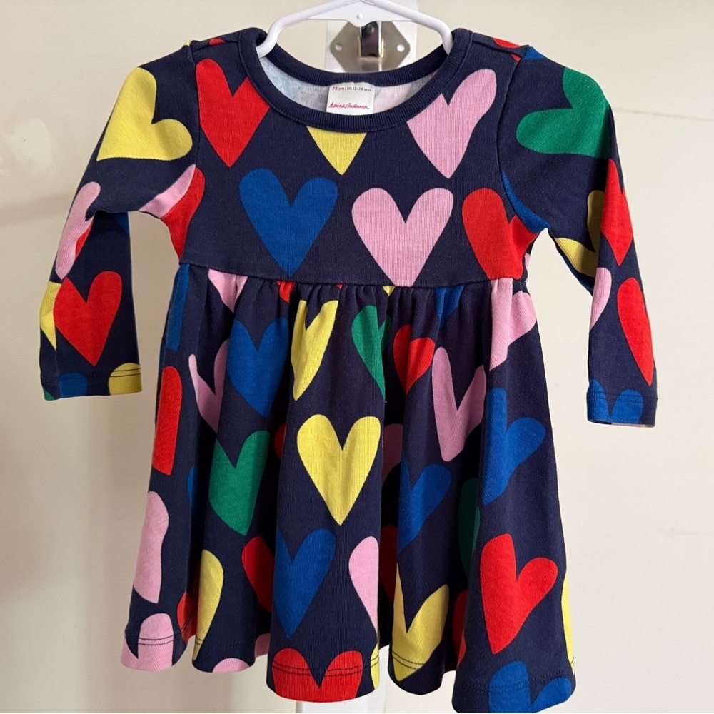 Hanna Andersson Happy Hearts Dress